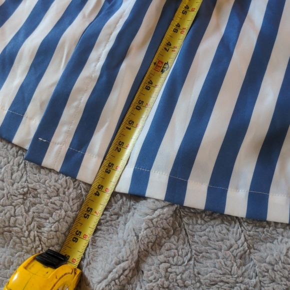 Blue striped Maxi dress - floor length - Picture 8 of 8